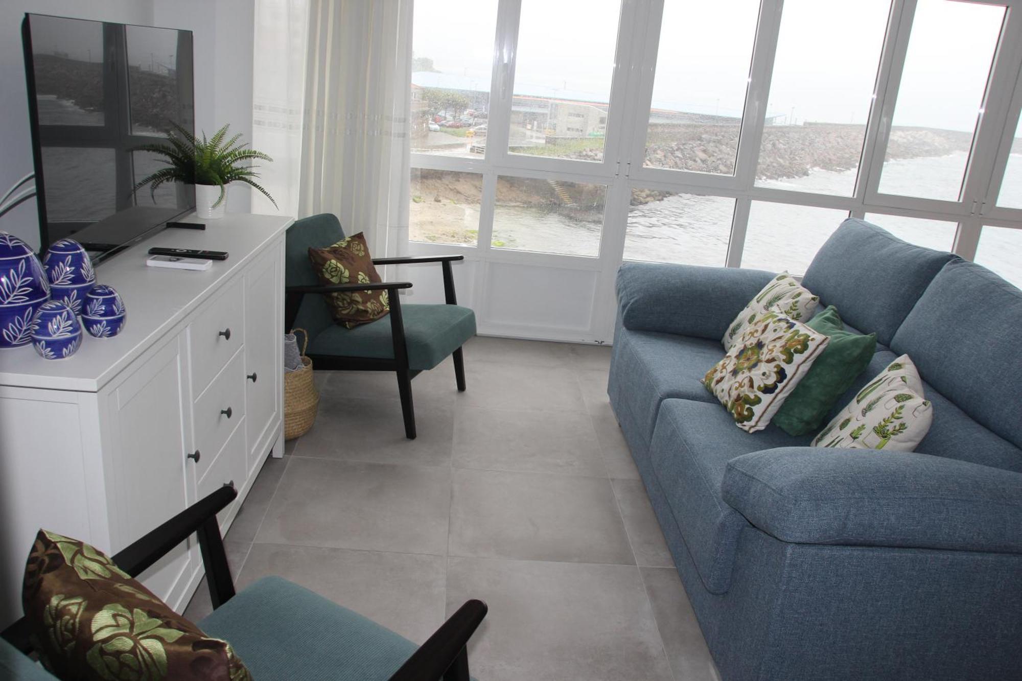 Mirador Playa Ribeira - Fisterra Apartment Luaran gambar
