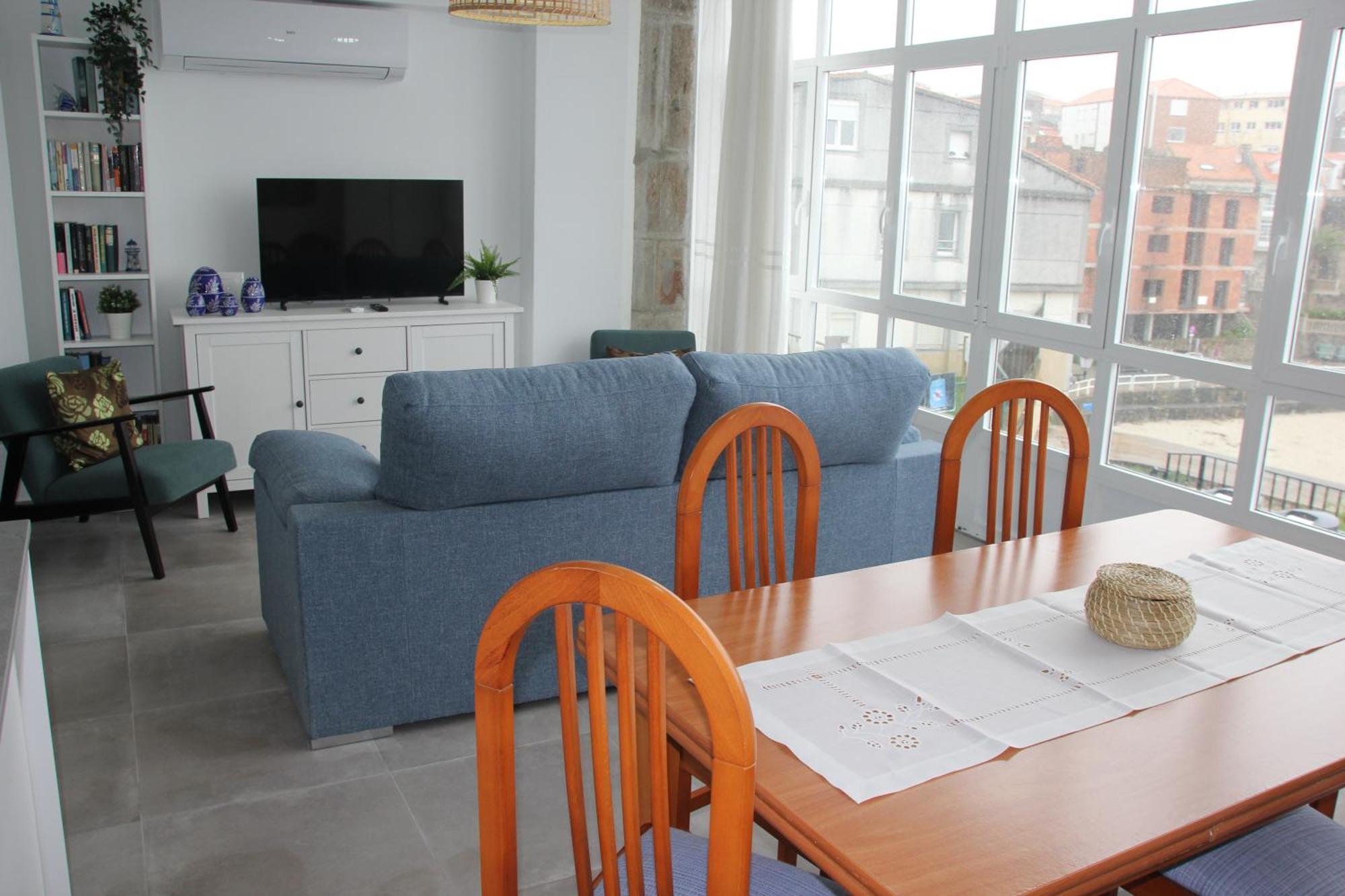 Mirador Playa Ribeira - Fisterra Apartment Luaran gambar