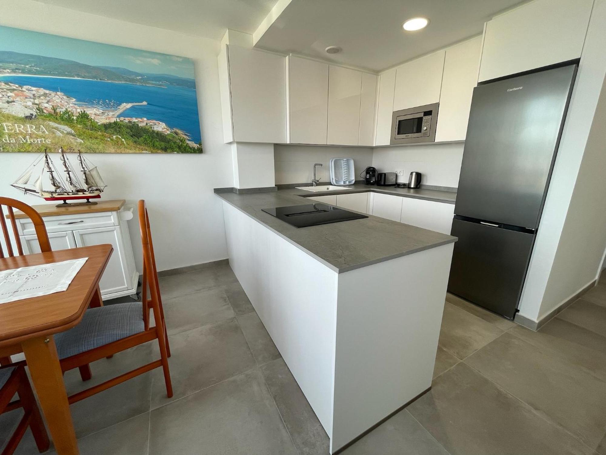 Mirador Playa Ribeira - Fisterra Apartment Luaran gambar